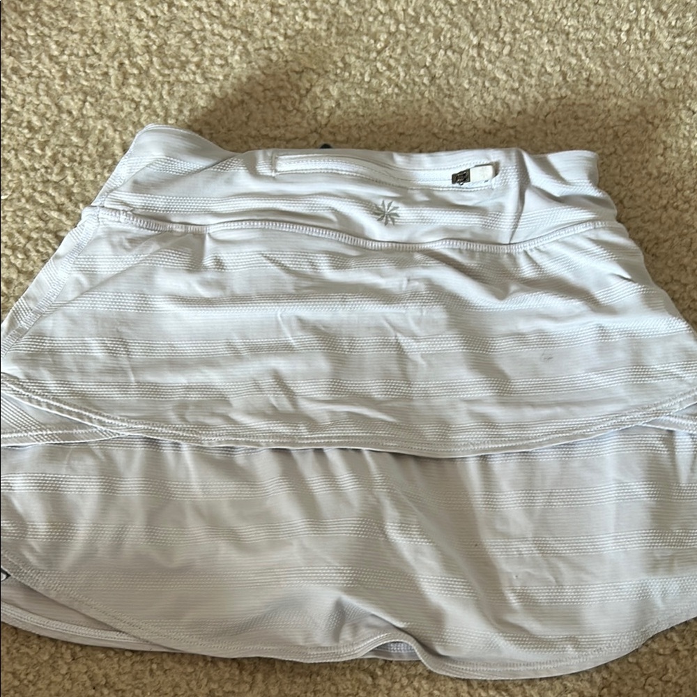 White Athletic Skort